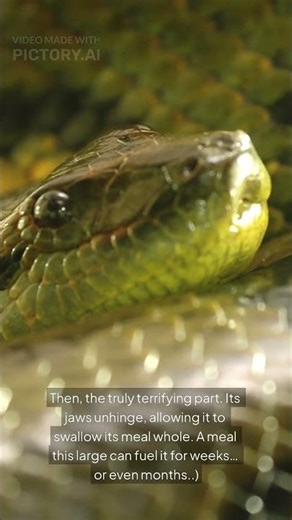 THE ANACONDA: The World's Heaviest Snake Explained in 60 Seconds #shorts