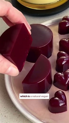 Homemade Vegan Gummies 🍒✨ 15-Min Healthy Candy! #VeganGummies #HealthyGummies #recipe #food #shorts