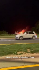 Grass/brush fire near Mystic Lake Casino tonight, apparently started after firework show | Limitless Media