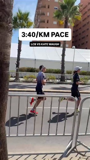 60K views · 1.1K reactions | Nothing separates the leaders  @lucycharles93 & @kate__waugh are setting up an incredible finish to the Spain T100! Watch LIVE on PTO+ now  | T100 Triathlon World Tour | Facebook