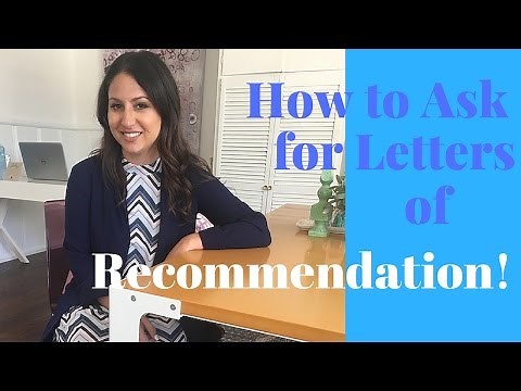 How to Ask for Letters Of Recommendation! | The Intern Queen