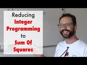 Reducing Integer Programming to Sum of Squares (ft. Boaz Barak)