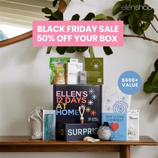 I hope you were able to take some time and enjoy the things you’re thankful for this week. As always, I’m thankful for all of you. Another thing I’m thankful for is not having to go to the mall for holiday shopping. I thought you might feel the same, so I’m bringing you my biggest sale of the year. You can join one or all of my clubs and get 50% off your first delivery! Have you seen the BE KIND box this winter? It’s 12 Days themed! It’s worth over $600 and has the opportunity to win a trip to M