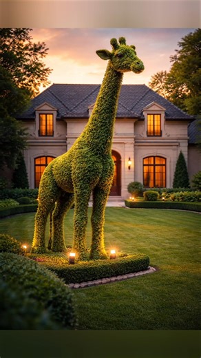 Giraffe Made of Plants?! 😳 Luxury Garden Transformation