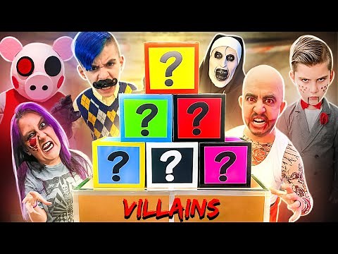 VILLAINS! The Movie (Mr Meat, Piggy, Evil Nun, Hello Neighbor, Slappy, Zombie Survival) SEASON 1