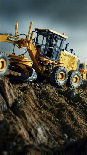 Realistic RC Motor Grader in Action! 🚜 Mini Construction Site Magic!