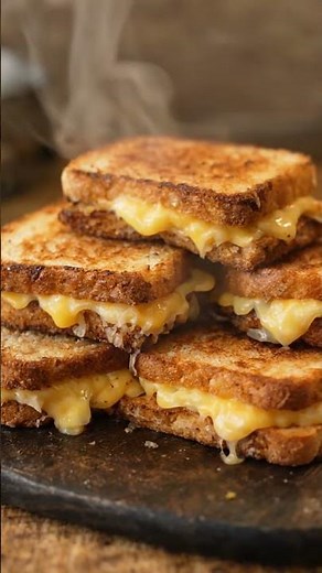 🧀 Air Fryer 3-Ingredient Grilled Cheese 🧀