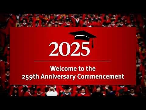 Rutgers University 259th Anniversary Commencement | Full Ceremony Recording