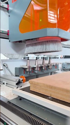 CNC Tool Changer in Action 🤖⚙️ #cncsoftware #cncmachine #cnc #woodworkingmachines #radonix#shorts