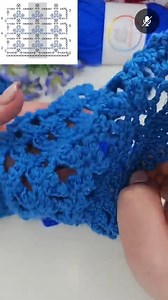 Very simple crochet lace scarf pattern :https://marifu6astore.etsy.com/listing/1383811453 | Crochet&Knitting by marifu6a