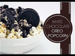 White Chocolate & Oreo Popcorn Recipe