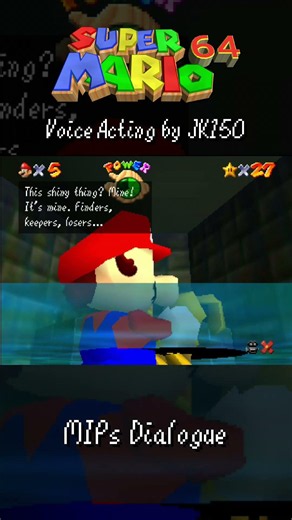 MIPs Dialogue ...but with Voice! #supermario64 #voiceacting #mips #mario