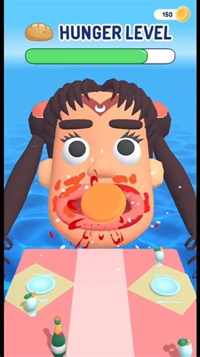 hunger level up impossible challenge 💪🔥 #foryou #games #hard level