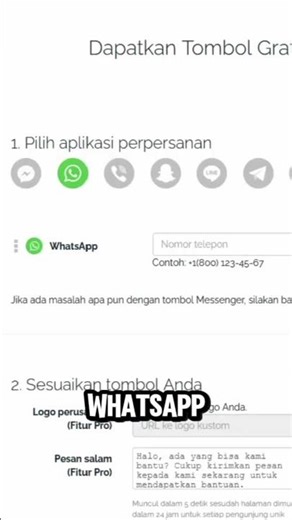 Cara Cepat Pasang Tombol WhatsApp di Blog! 🚀 #Shorts