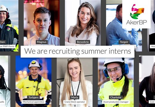 Aker BP skal være framtidens lete- og produksjonsselskap og for å klare det leter vi nå etter framtidens kollegaer. Er du student og har kunnskap og motivasjon for å jobbe hos oss sommeren 2026? Da kan du bli bedre kjent med oss på karrieredagene framover: NTNU - Norges teknisk-naturvitenskapelige universitet, Bindeleddet 9. september NTNU, Akerdagen 17. september Springbrettet, Bergen 23. september Universitetet i Stavanger, INDØKS-dagen, 30. september | Aker BP ASA