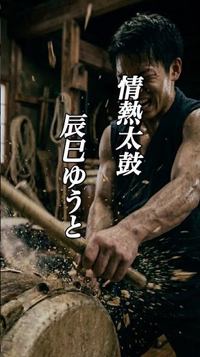 演歌『辰巳ゆうと - 情熱太鼓』ショートMV作ってみた！