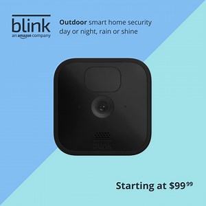 Day or night, rain or shine Blink Outdoor lets you see what's happening at home right from the free Blink app on your smartphone. Outdoor runs on two AA batteries for up to two years with regular use and includes: 🌙 Day and night HD video 🔊 Two-way audio 🏃 Motion detection 📱 Personalized app alerts It even works with select Alexa devices so you can go hands-free. Help protect what matters most with help from Blink! | Blink