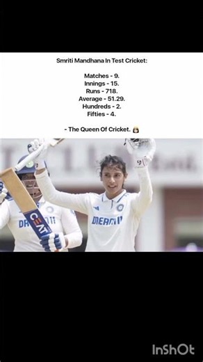 The Queen of Test Cricket: Smriti Mandhana’s Masterclass 👑"