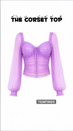 Royal Monochrome Lookbook 👑 Lavender Corset Top + Purple Ruffle Skirt Style