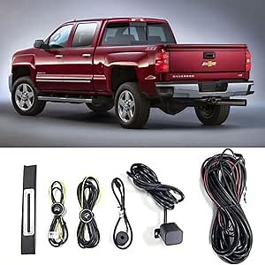 BY-J Car Blind Spot Monitoring System, 77GHz Millimeter Wave Radar Sensor Blind Area Detection System, Universal Truck Lane Changing Warning BSD Distance Assistant with Reversing Radar Parking System