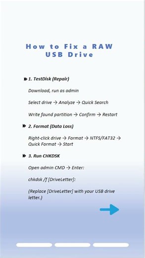 Rescue RAW USB: Recover Data & Fix Flash Drive in Minutes! #usb #datarecovery