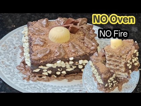 No gas No oven ready in just 5 minutes |No Fire Oreo Bread Cake Recipe 😱