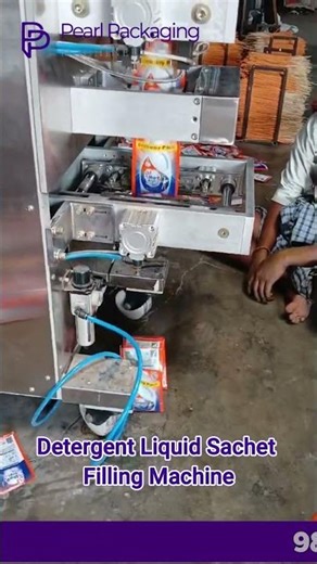 Detergent liquid sachet filling machine
