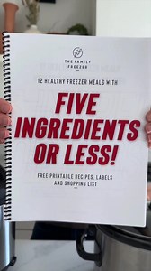 Get Your 5 Ingredients or Less Printable PDF with Shopping List and...