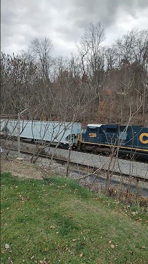 CSX covered hopper train
