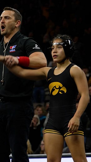 38K views · 481 reactions | For the first time ever, Iowa Women's Wrestling is competing at Carver-Hawkeye Arena and Emilie Gonzalez starts it off with a Win by Fall.  | Big Ten Network | Facebook
