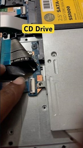 Laptop CD Drive Not Detecting And Working Problem Reset CD Jack#macnitesh#keyboardtricks#2025short