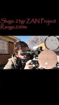 Long Range Slug Reviews S01E05 23gr ZAN Projectile 218 Slugs on 100m, 165m ,210m 2