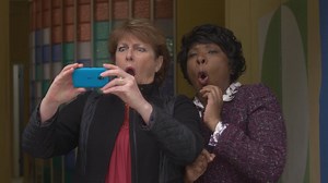 Making an appointment at the Mill Health Centre, it's as easy as riding a bike.... Today BBC One 13:45. (Spoiler alert: Zara is human after all). | BBC Doctors