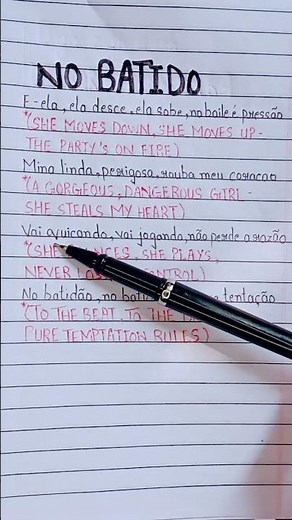 No Batido Slowed English Transltion Lyrics #viral