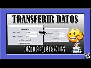 JAVA - Compartir - Transferir Datos entre JFrames