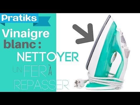 How to clean the soleplate of your iron: white vinegar