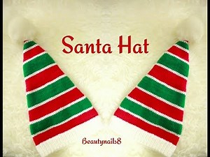 How TO KNIT SANTA HAT FOR BEGINNERS