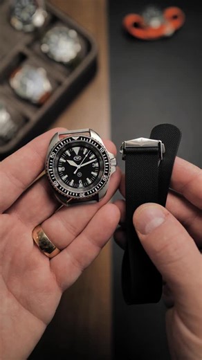 Anchor Strap Co. on Instagram: "Our all original design, the AnchorFlex Pro, takes the Deployant Nylon concept to a new level with premium FKM rubber. It pairs perfectly with the CWC titanium 300m Diver."