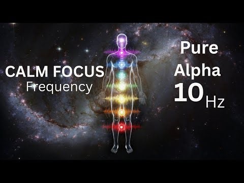 10 Hz Alpha Waves | Pure Frequency Only (No Music) no ads - black screen 30min