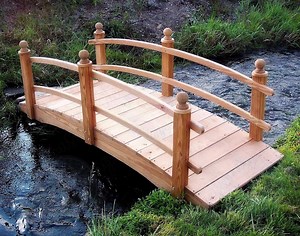 Easy DIY 12 Ft Sturdy Arch Wooden Bridge Blueprint Design Build Plans -only 6 Steps! Garden Wedding, Pond, Lake, Creek PDF Guide - Etsy