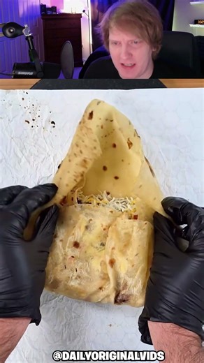 How To Roll A Burrito! 🤯 #shorts