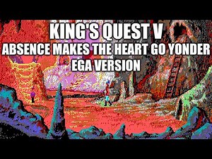 KING'S QUEST V (EGA Version) Adventure Game Gameplay Walkthrough - No Commentary Playthrough