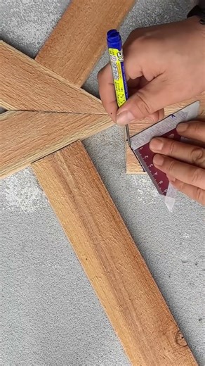 Alien wood panel splicing #Home decoration #Big tools #Handmade DIY #Skills#87e7d