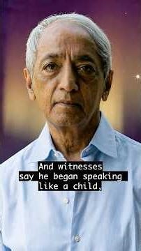 Krishnamurti's 47-Year 'Process' He Never Fully Explained!