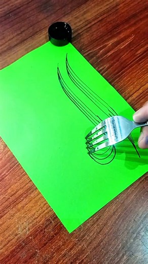 Creative Allah Name Calligraphy with Spoon | Amazing Arabic Lettering | Islamic Art Tutorial