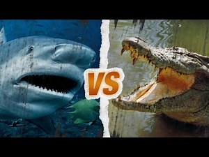 REQUIN BOULEDOGUE vs CROCODILE MARIN - Qui est le roi des mers ?