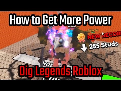 How to Get More Power & Dig Fast in Dig Legends Roblox - How to Auto Train & Auto Dig in Dig Legends