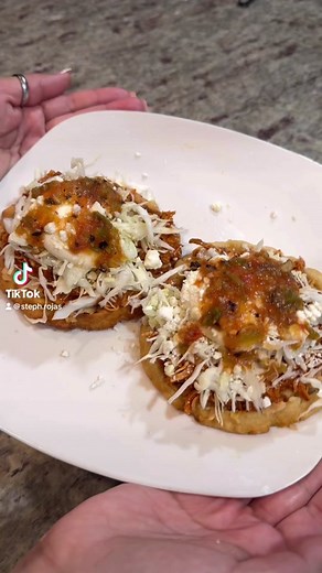 Authentic Mexican Sopes Recipe | Delicious Sopes de Pollo