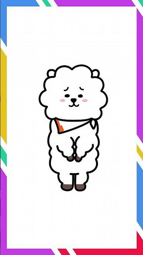 RJ BT21 – Easy Cartoon Drawing Tutorial
