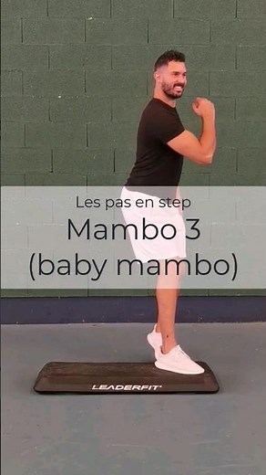Mambo 3 temps (ou baby mambo), un pas en step qui est super utile! #step #lespasenstep